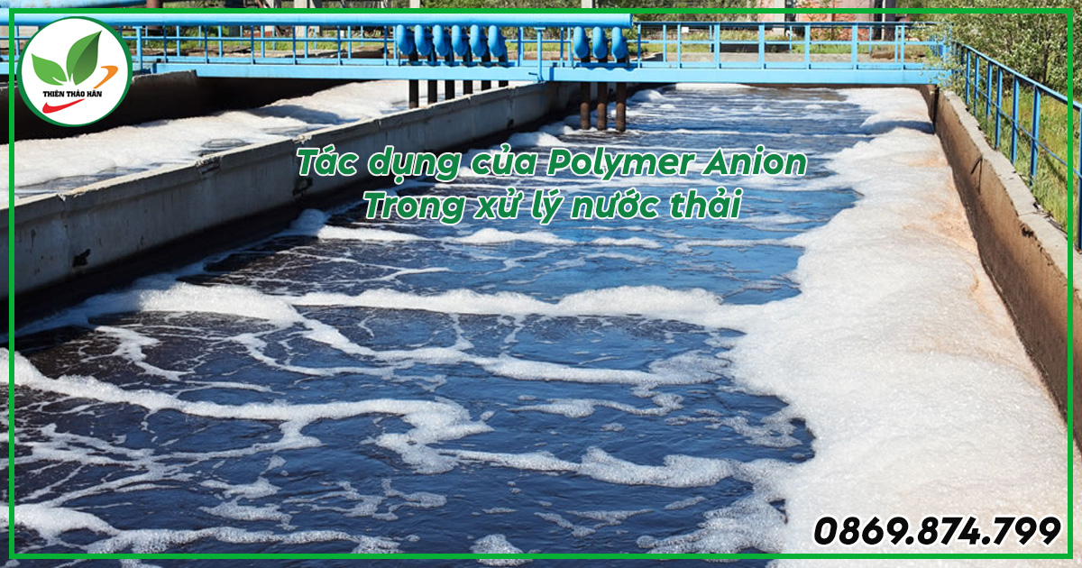 tác dụng của polymer trong xử lý nước thải
