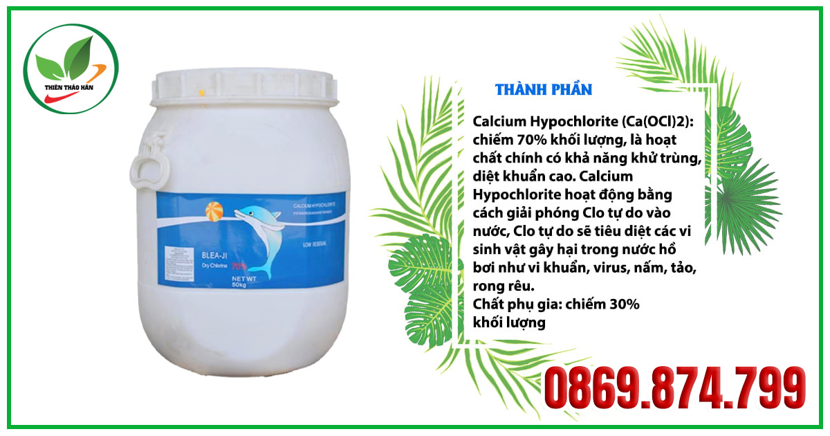 thành phần hoá chất chlorine cá heo Trung Quốc