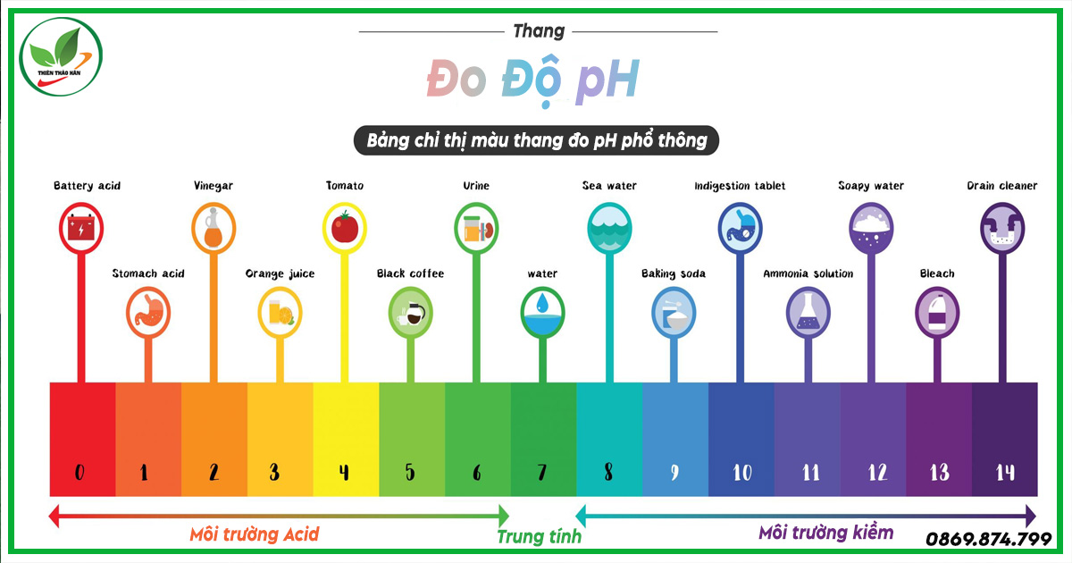 độ pH là gì? thang đo độ pH chuẩn hiện nay