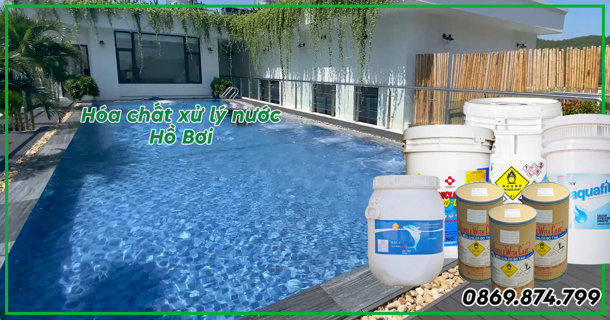 Hóa chất xử lý nước hồ bơi