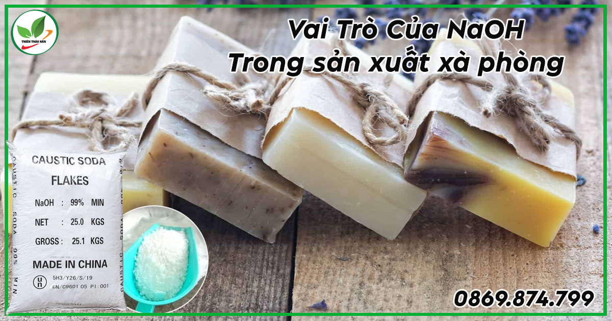 Naoh trong sản xuất xà phòng