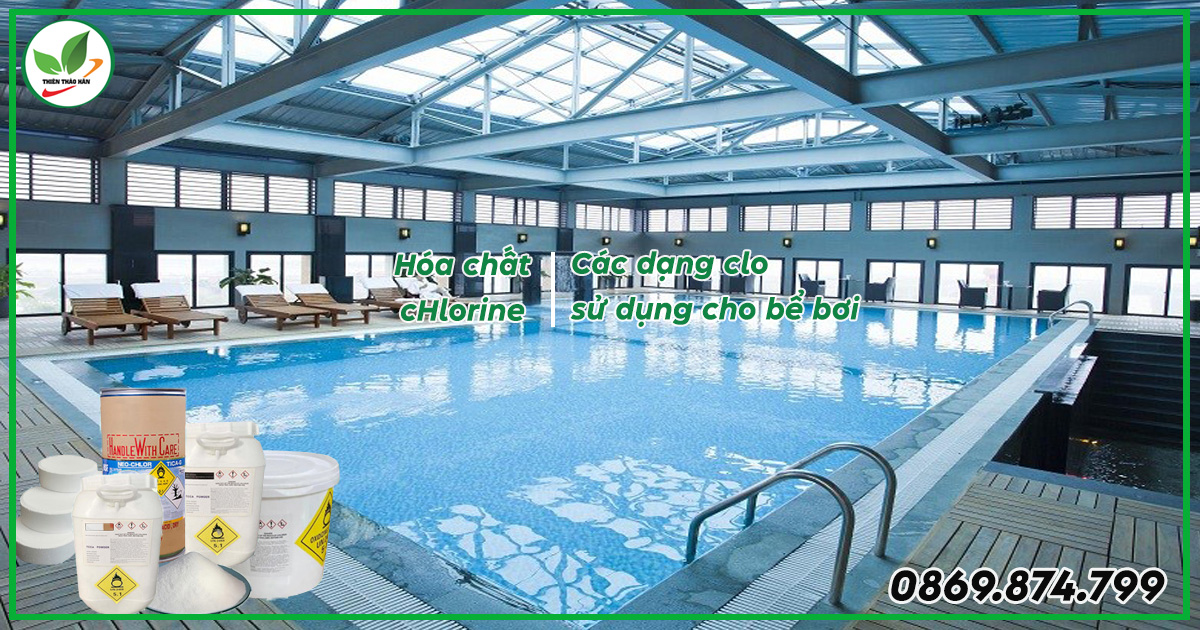 các dạng clo cho hồ bơi