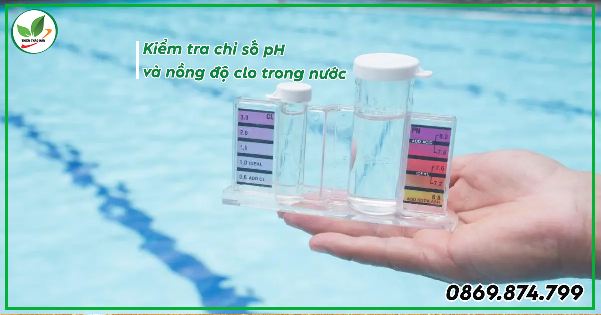 cách đo độ pH trong hồ bơi