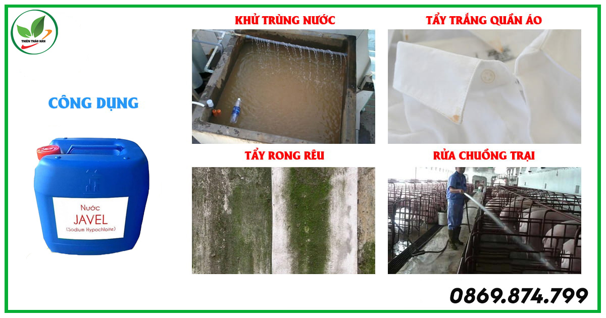 Cách dùng nước tẩy javel