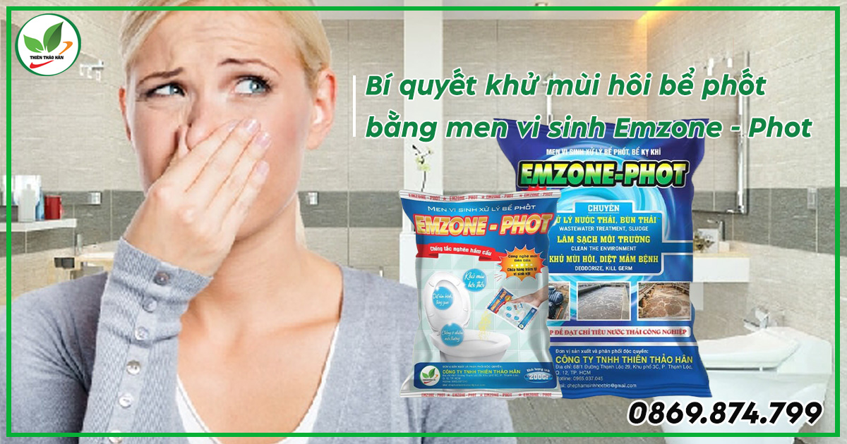 Hướng dẫn cách xử lý mùi hôi bể phốt