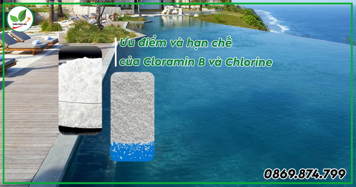 chlorine và cloramin b giống và khác nhau thế nào?