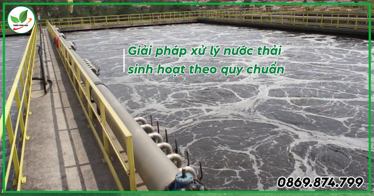 giải pháp xử lý nước thải sinh hoạt