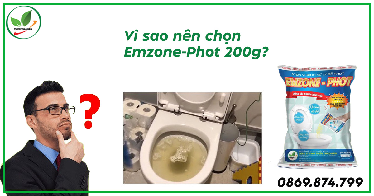 men vi sinh xử lý bể phốt