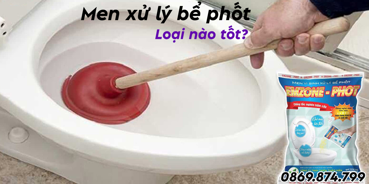 Men xử lý bể phốt