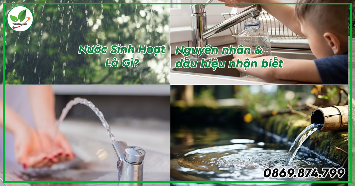 nước thải sinh hoạt là gì?