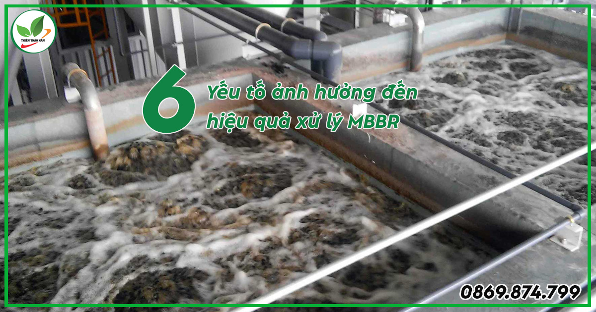 các yếu tố ảnh hưởng đến hiệu quả đến hiệu quả xử lý nước