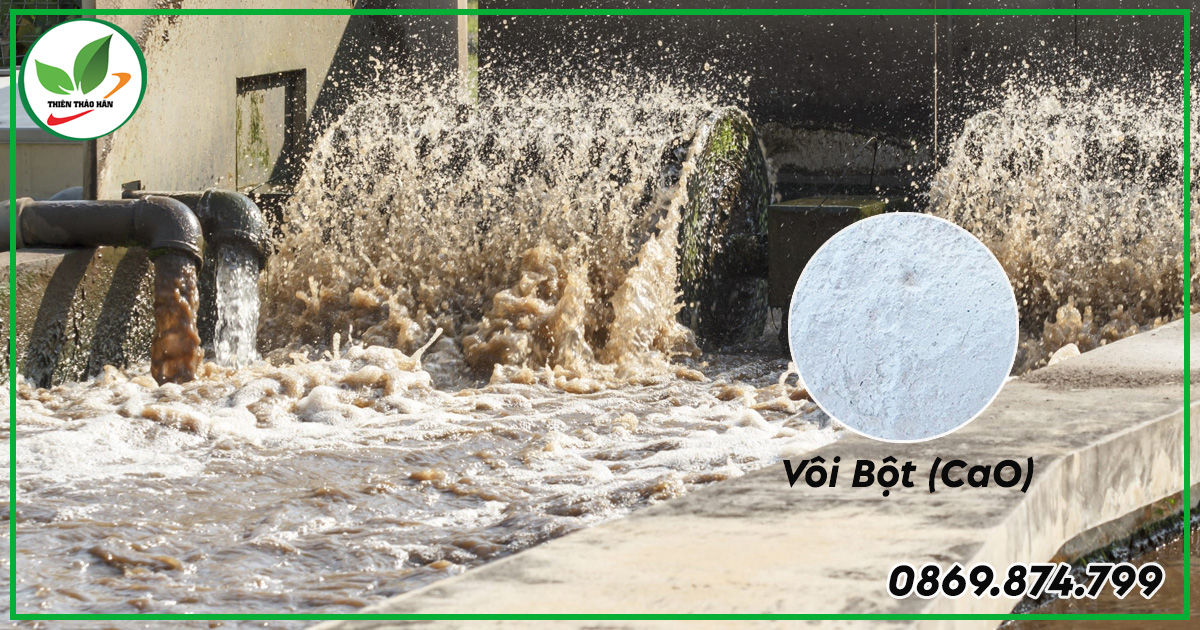 cách xử lý nước thải bằng vôi bột