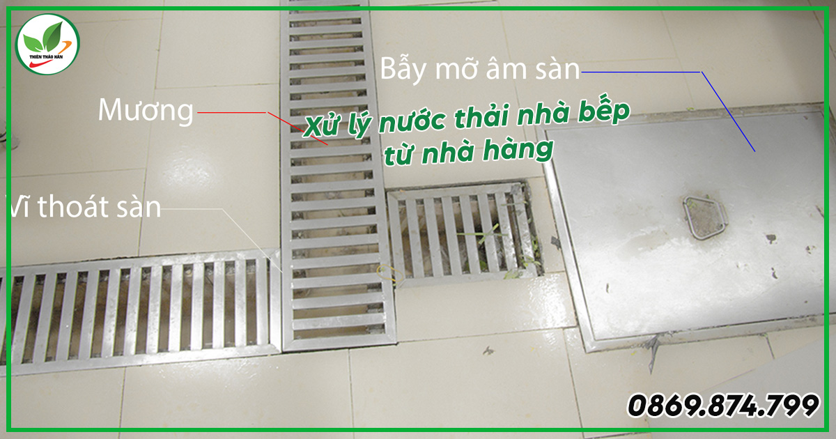 xử lý nước thải nhà bếp