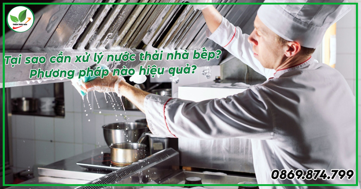 xử lý nước thải nhà bếp