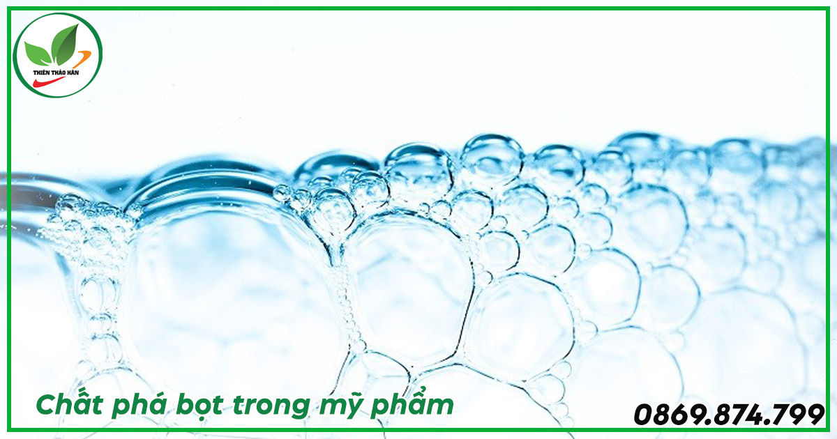 chất phá bọt trong mỹ phẩm