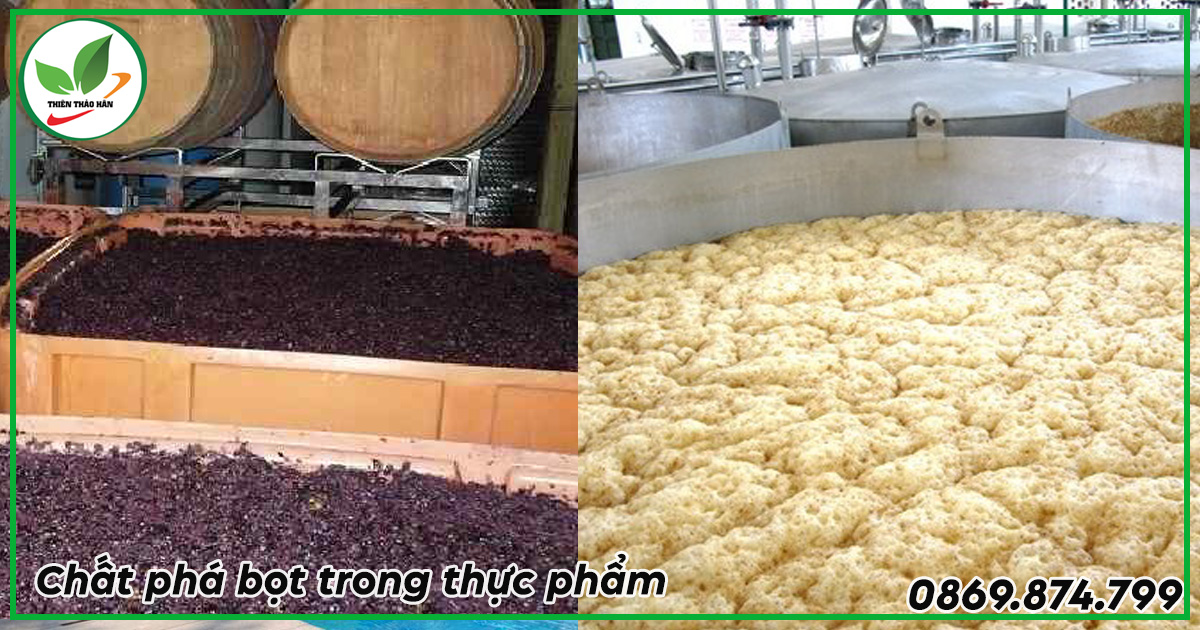chất phá bọt trong thực phẩm