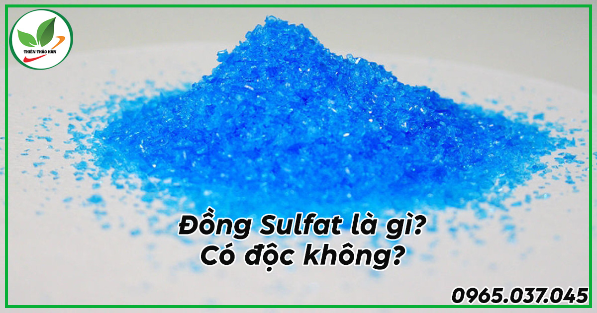 đồng sunfat có độc không