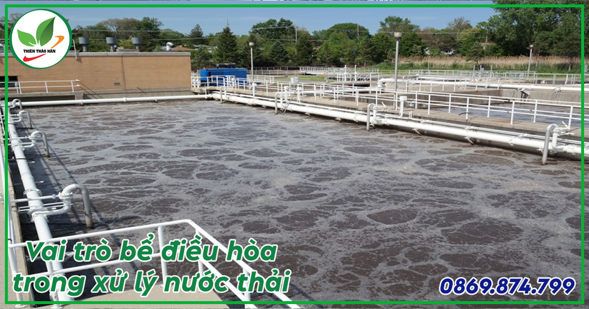 Vai trò bể điều hòa trong xử lý nước thải