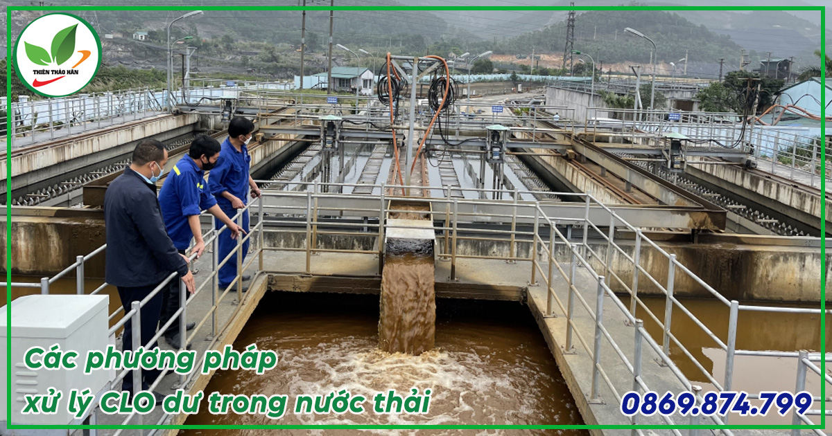 phương pháp xử lý clo dư trong nước thải