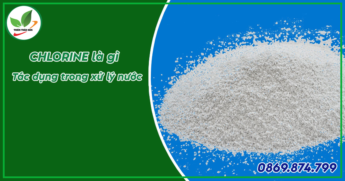 chlorine trong xử lý nước