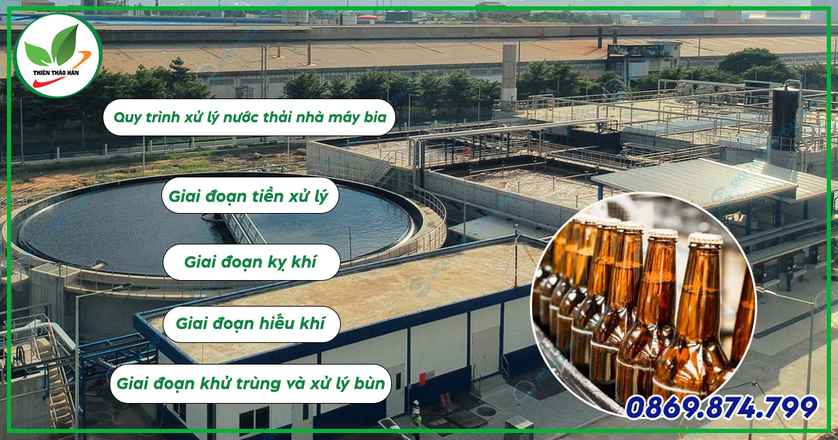 xử lý nước thải nhà máy bia