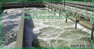 chất phá bọt trong xử lý nước thải
