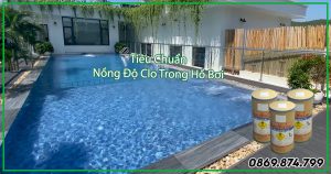 Tiêu chuẩn nồng độ clo trong hồ bơi
