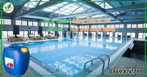 Hướng dẫn cách xử lý nước hồ bơi bằng HCL