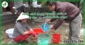 Nước sinh hoạt bị đục nguyên nhân do đâu