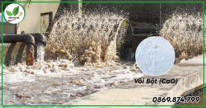cách xử lý nước thải bằng vôi bột