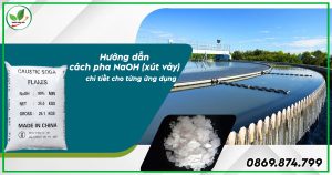 cách pha naoh xút vảy