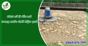 Hướng dẫn cách xử lý dầu mỡ trong nước thải