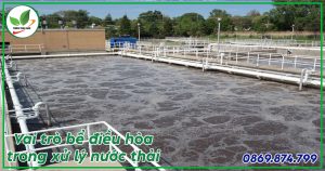 Vai trò bể điều hòa trong xử lý nước thải