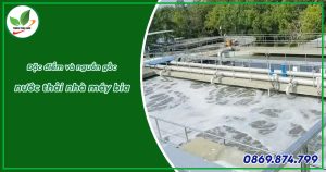 cách xử lý nước thải nhà máy bia